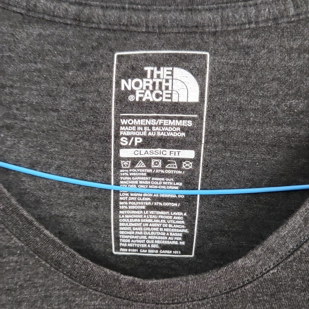 The North Face Womens Shirt Size S Heather Dark Gray - Picture 3 of 8